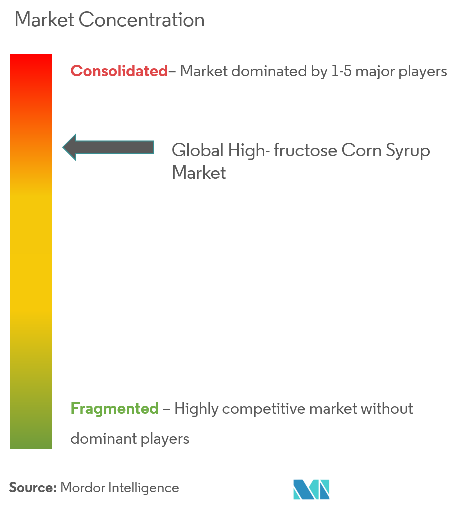 High Fructose Corn Syrup Market Concentration